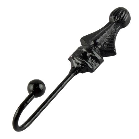 Decorative Black Iron Wall Hooks